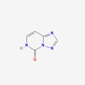 molecular formula C5H4N4O B1417698 6H-[1,2,4]三唑并[1,5-c]嘧啶-5-酮 CAS No. 76044-31-0
