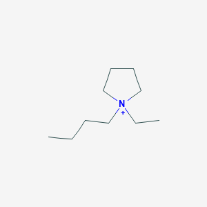 molecular formula C10H22N+ B14177008 1-Butyl-1-ethylpyrrolidin-1-ium CAS No. 916079-49-7