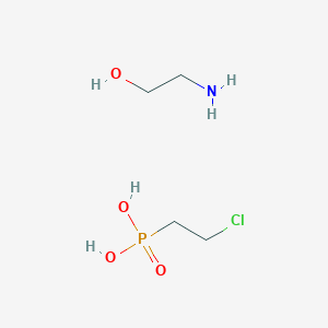 2-Aminoethanol;2-chloroethylphosphonic acid