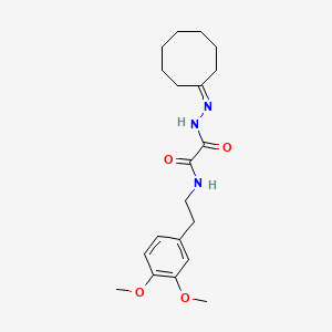 N'-(cyclooctylideneamino)-N-[2-(3,4-dimethoxyphenyl)ethyl]oxamide