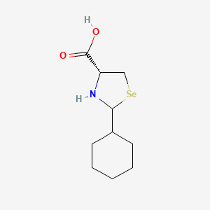 (4R)-2-cyclohexyl-1,3-selenazolidine-4-carboxylic acid