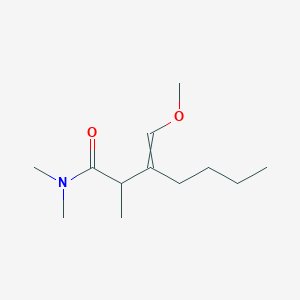 3-(methoxymethylidene)-N,N,2-trimethylheptanamide