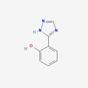 molecular formula C8H7N3O B1417716 2-(4H-1,2,4-三唑-3-基)苯酚 CAS No. 91983-44-7