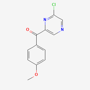 Methanone, (6-chloropyrazinyl)(4-methoxyphenyl)-