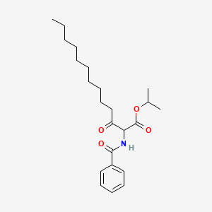 Propan-2-yl 2-benzamido-3-oxotridecanoate