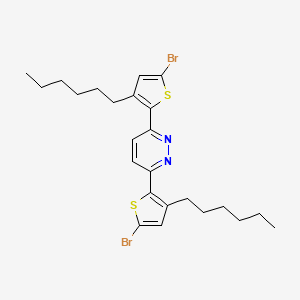 3,6-Bis(5-bromo-3-hexylthiophen-2-YL)pyridazine