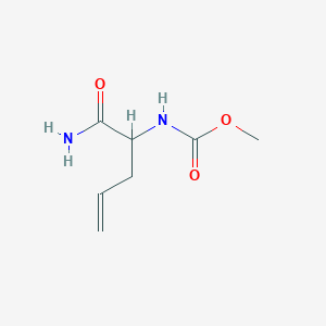 Methyl (1-amino-1-oxopent-4-en-2-yl)carbamate