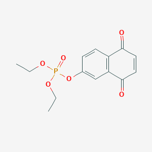 5,8-Dioxo-5,8-dihydronaphthalen-2-yl diethyl phosphate