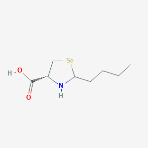 (4R)-2-butyl-1,3-selenazolidine-4-carboxylic acid