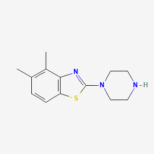 B1417749 4,5-Dimethyl-2-piperazin-1-yl-1,3-benzothiazole CAS No. 1105194-56-6