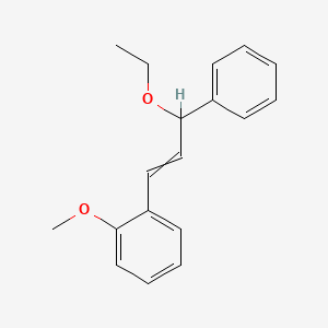 1-(3-Ethoxy-3-phenylprop-1-en-1-yl)-2-methoxybenzene