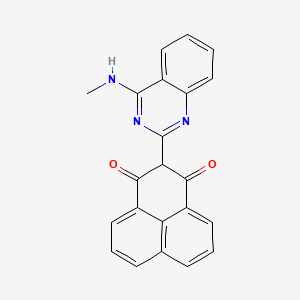 2-[4-(Methylamino)quinazolin-2-yl]-1H-phenalene-1,3(2H)-dione