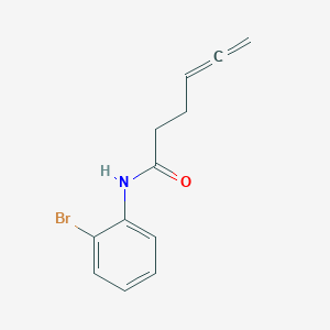 N-(2-Bromophenyl)hexa-4,5-dienamide