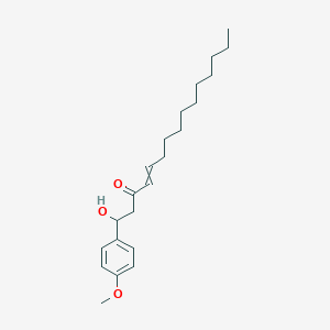 1-Hydroxy-1-(4-methoxyphenyl)pentadec-4-en-3-one