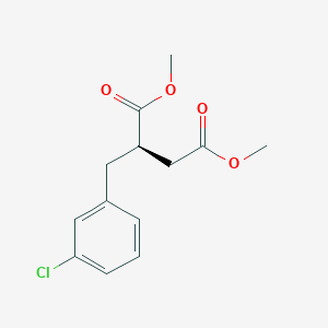 Dimethyl (2R)-2-[(3-chlorophenyl)methyl]butanedioate