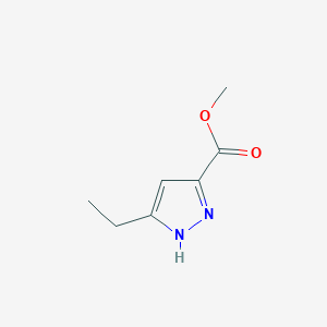 molecular formula C7H10N2O2 B1417760 甲基3-乙基-1H-吡唑-5-羧酸酯 CAS No. 834869-10-2