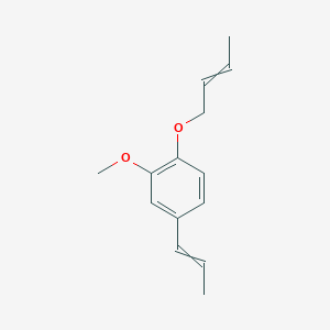 1-[(But-2-en-1-yl)oxy]-2-methoxy-4-(prop-1-en-1-yl)benzene