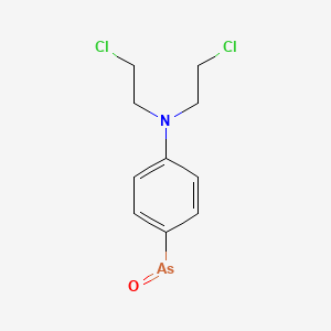 ANILINE, p-ARSENOSO-N,N-BIS(2-CHLOROETHYL)-