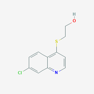 B1417766 2-[(7-Chloroquinolin-4-yl)sulfanyl]ethan-1-ol CAS No. 856372-95-7