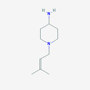 molecular formula C10H20N2 B1417776 1-(3-甲基丁-2-烯-1-基)哌啶-4-胺 CAS No. 1154550-36-3