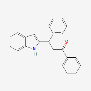 3-(1H-Indol-2-yl)-1,3-diphenylpropan-1-one