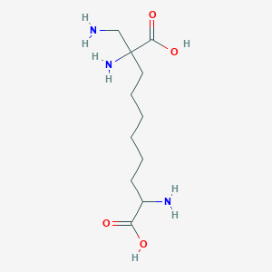 2,9-Diamino-2-(aminomethyl)decanedioic acid