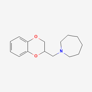 2-(1,4-Benzodioxan-2-ylmethyl)hexahydro-1H-azepine