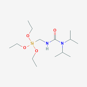 molecular formula C14H32N2O4Si B14177990 N,N-Dipropan-2-yl-N'-[(triethoxysilyl)methyl]urea CAS No. 919300-60-0