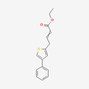 Ethyl 4-(4-phenylthiophen-2-yl)but-2-enoate