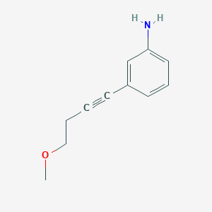 3-(4-Methoxybut-1-yn-1-yl)aniline