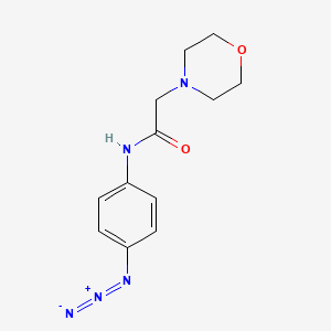 N-(4-Azidophenyl)-2-(morpholin-4-yl)acetamide