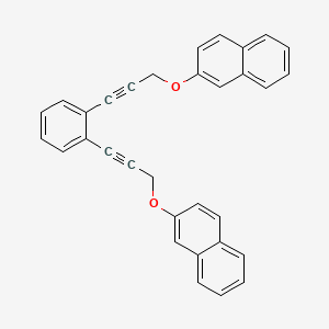 Naphthalene, 2,2'-[1,2-phenylenebis(2-propyne-3,1-diyloxy)]bis-