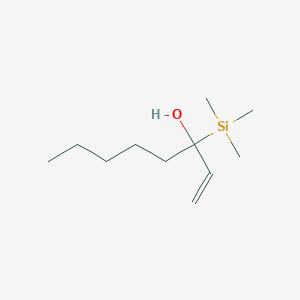 3-(Trimethylsilyl)oct-1-EN-3-OL