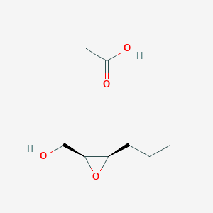 acetic acid;[(2S,3R)-3-propyloxiran-2-yl]methanol