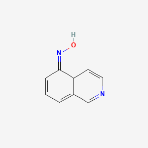 molecular formula C9H8N2O B1417807 (Z)-异喹啉-5(4AH)-酮肟 CAS No. 1492042-51-9