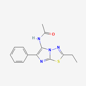 N-(2-Ethyl-6-phenylimidazo[2,1-b][1,3,4]thiadiazol-5-yl)acetamide