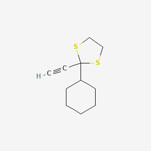 2-Cyclohexyl-2-ethynyl-1,3-dithiolane