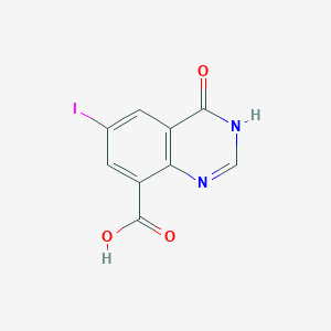 B1417812 4-Hydroxy-6-iodoquinazoline-8-carboxylic acid CAS No. 1269421-79-5
