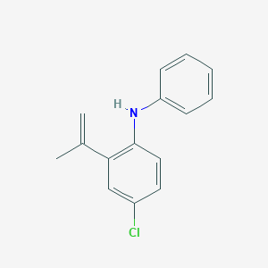 4-Chloro-N-phenyl-2-(prop-1-en-2-yl)aniline