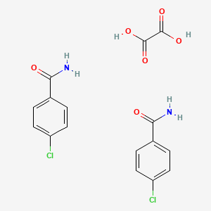 molecular formula C16H14Cl2N2O6 B14178203 4-Chlorobenzamide;oxalic acid CAS No. 928357-59-9