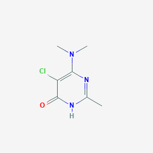 5-Chloro-6-(dimethylamino)-2-methyl-4-pyrimidinol