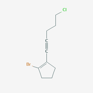 1-Bromo-2-(5-chloropent-1-yn-1-yl)cyclopent-1-ene