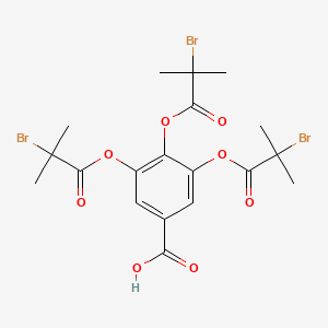 3,4,5-Tris[(2-bromo-2-methylpropanoyl)oxy]benzoic acid