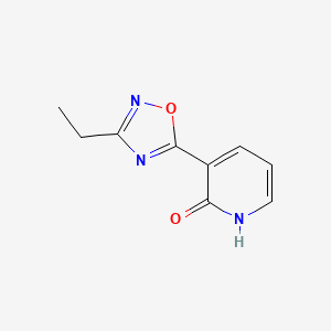 B1417832 3-(3-Ethyl-1,2,4-oxadiazol-5-yl)pyridin-2-ol CAS No. 1239753-05-9