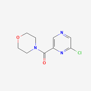 B1417836 4-[(6-Chloro-2-pyrazinyl)carbonyl]morpholine CAS No. 24079-32-1