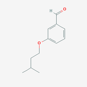 molecular formula C12H16O2 B1417837 3-(3-甲基丁氧基)苯甲醛 CAS No. 77422-25-4