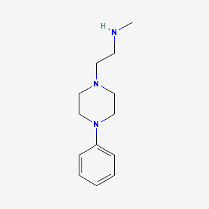 molecular formula C13H21N3 B1417843 甲基[2-(4-苯基哌嗪-1-基)乙基]胺 CAS No. 178452-25-0
