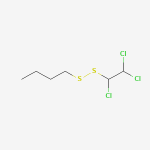 molecular formula C6H11Cl3S2 B14178445 Butyl 1,2,2-trichloroethyl disulfide CAS No. 4560-93-4