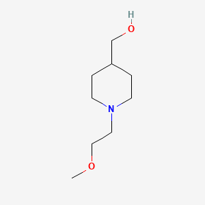 B1417850 [1-(2-Methoxyethyl)piperidin-4-yl]methanol CAS No. 915919-97-0