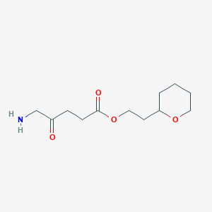 molecular formula C12H21NO4 B14178596 2-(Oxan-2-YL)ethyl 5-amino-4-oxopentanoate CAS No. 888031-58-1